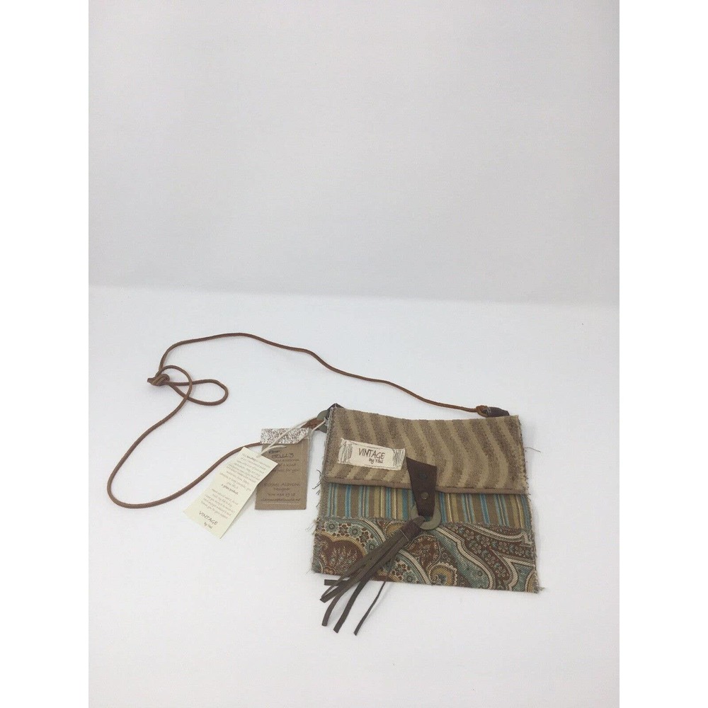NWT Vintage By Tosi Women’s Boho Hand Made Purse New With Tags Green Handmade